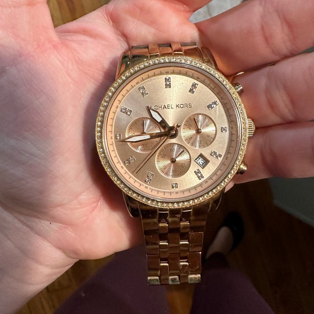 Rose Gold Michael Kors Watch